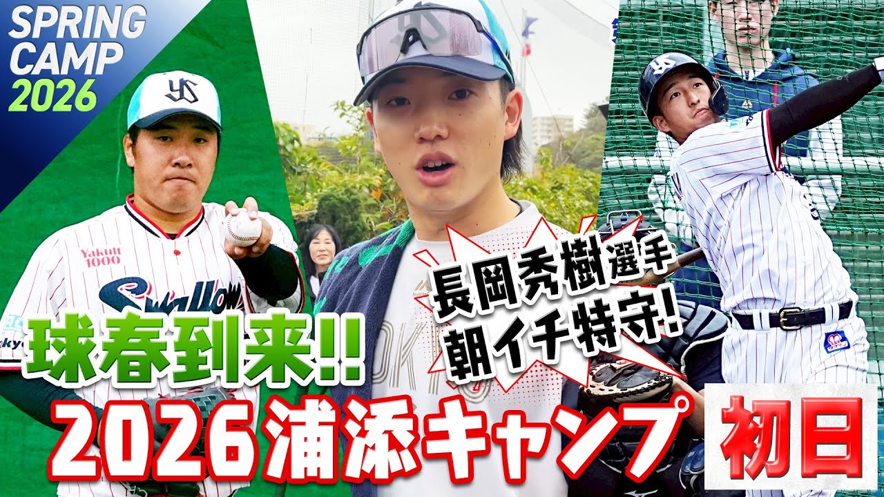 球春到来!!2026年浦添キャンプ初日！