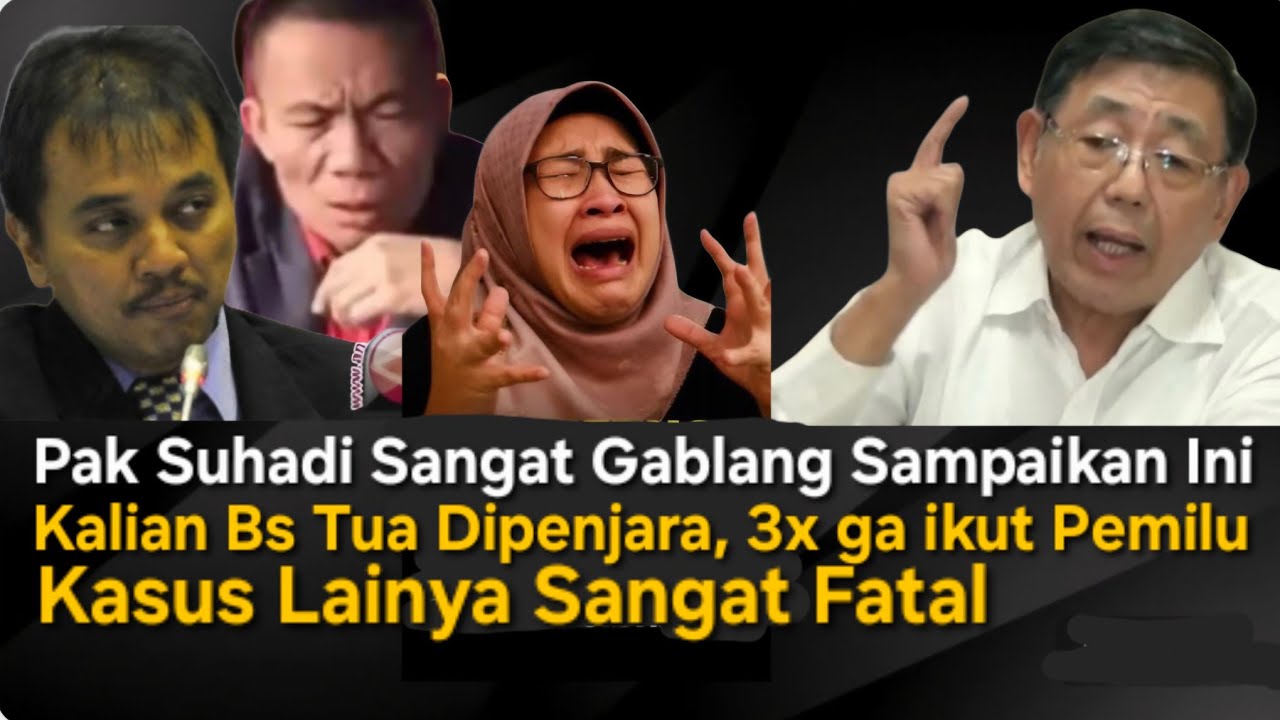 ROY SURYO VONIS 18TH !.. RISMON  VONIS 30TH !.. TIFA BAIK2 KAU DG PAK JOKOWI, SATU PERSATU MODYAR