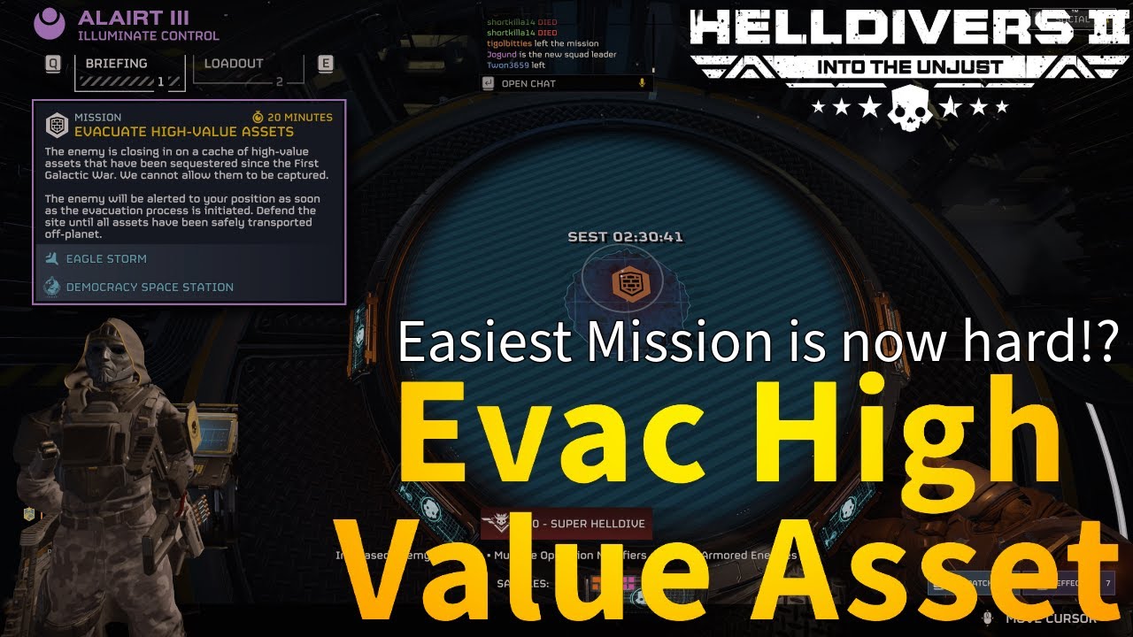 Helldivers 2 | S-Tier Illuminate Evacuate High Value Assets loadout! How to get easy win!