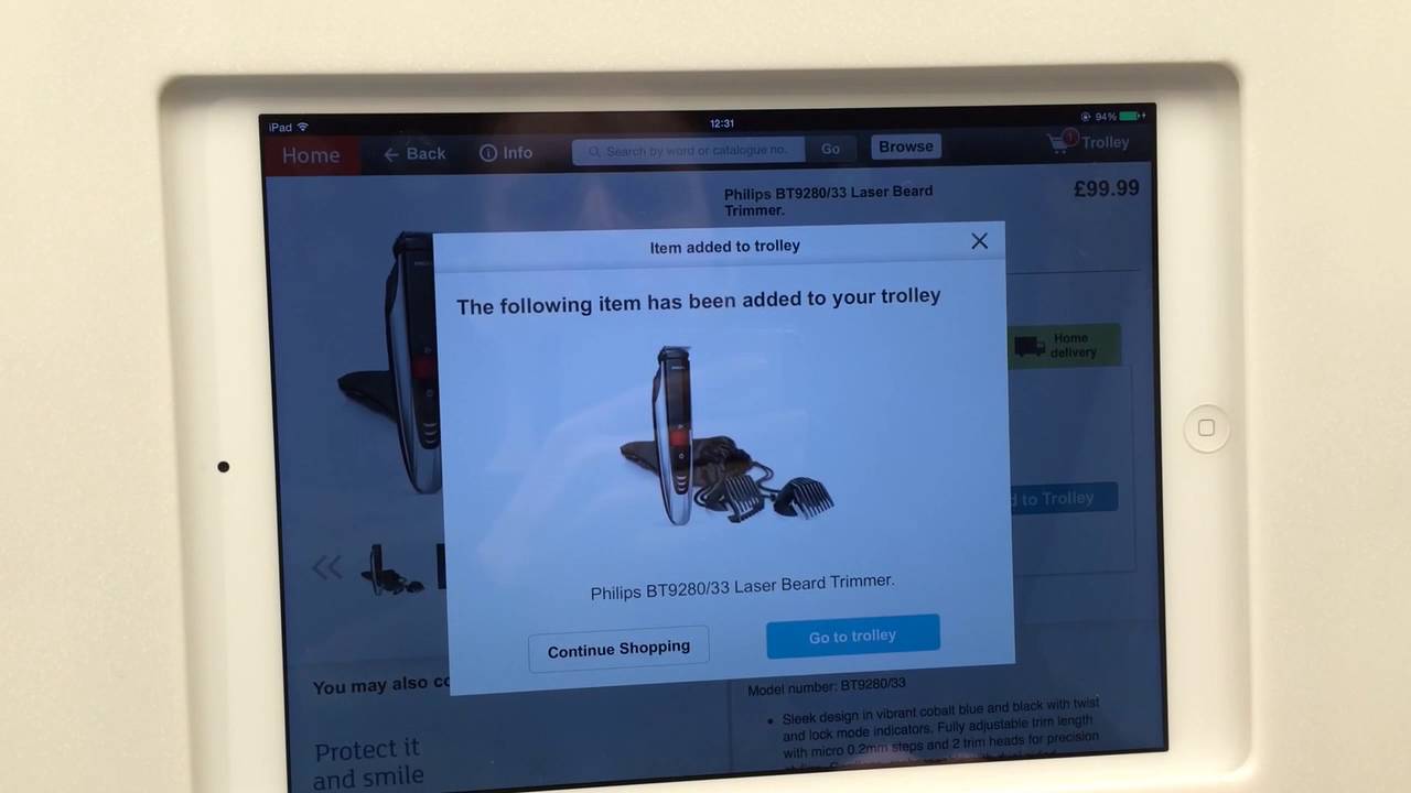 Argos In-Store iPad