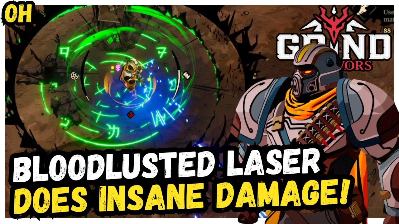 BLOODLUSTED Laser Rifle Is INSANE!! Grind Survivors!