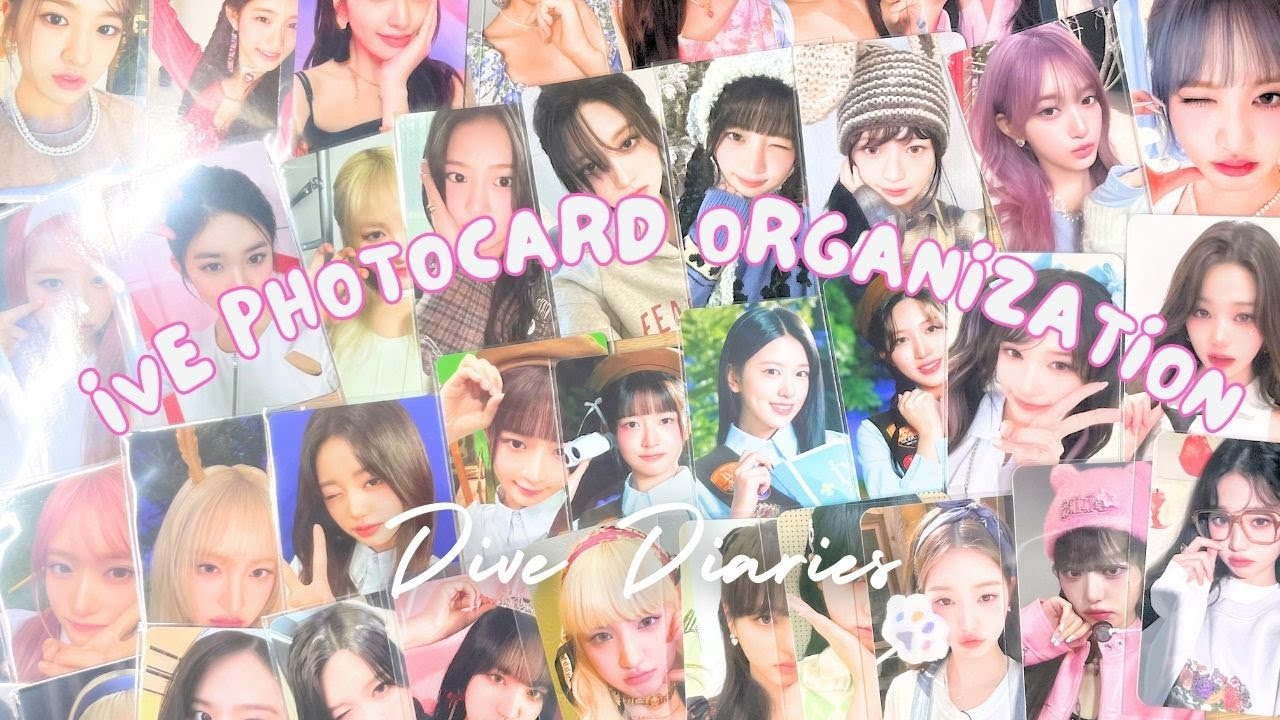 ☆*.｡. dive diaries ep.17 ☆* IVE организация фотокарт .｡.☆*