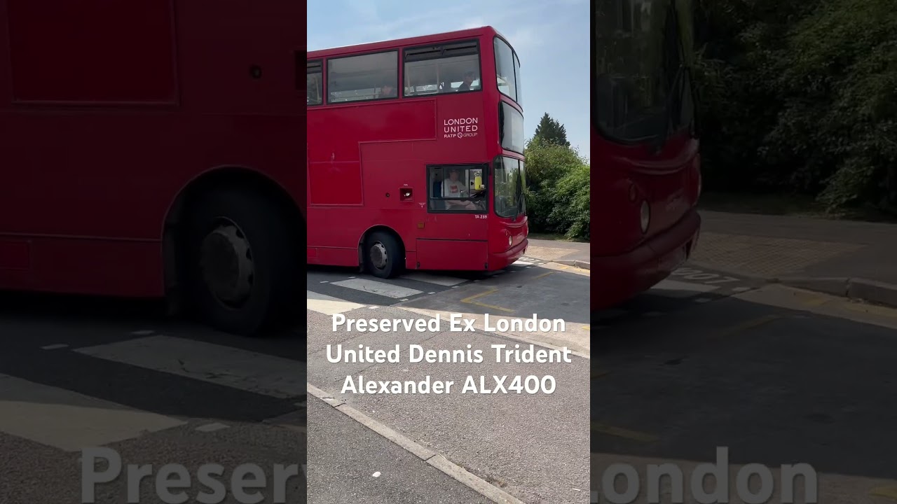 Preserved Ex London United Dennis Trident Alexander ALX400