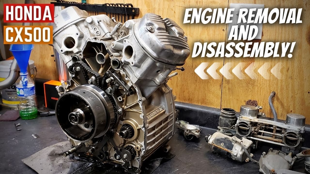 CX500 Engine Removal and Disassembly - EP6