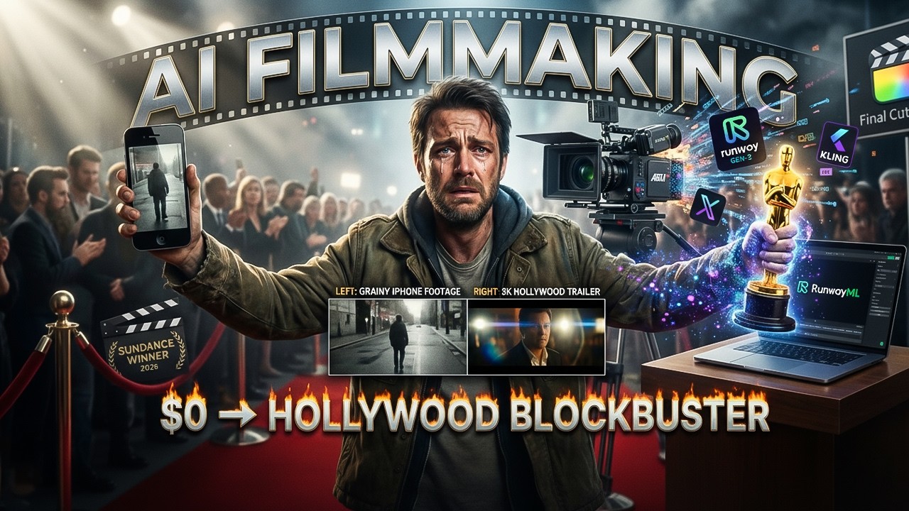 AI Filmmaking Masterclass Hollywood Quality from Free Tools