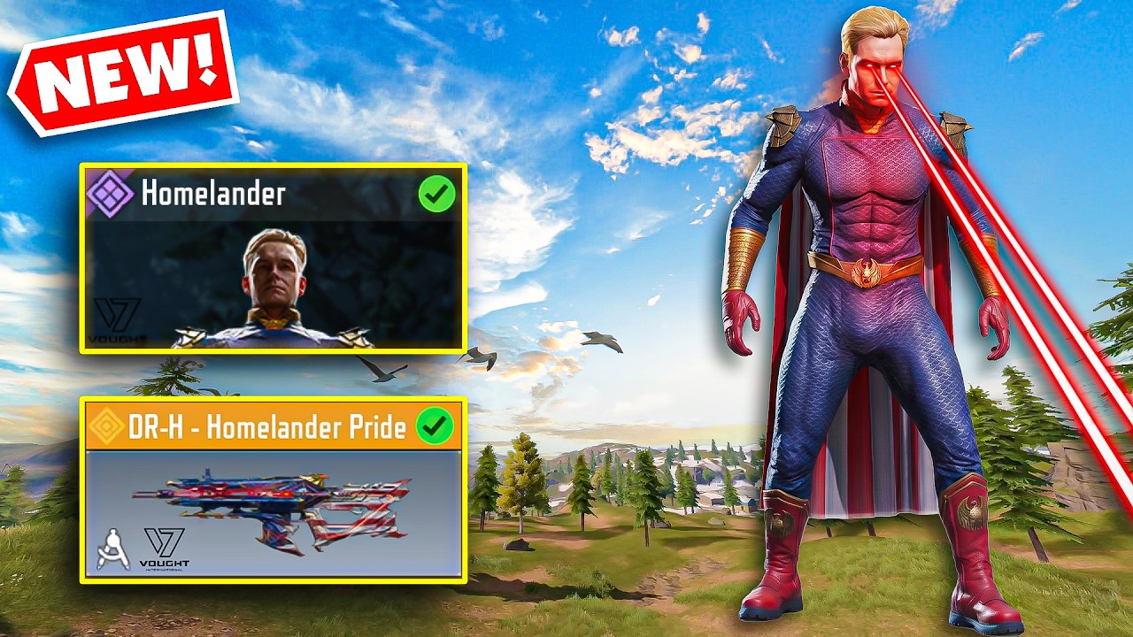 *New* HOMELANDER & Legendary DR-H 😍 Looks Amazing In COD Mobile