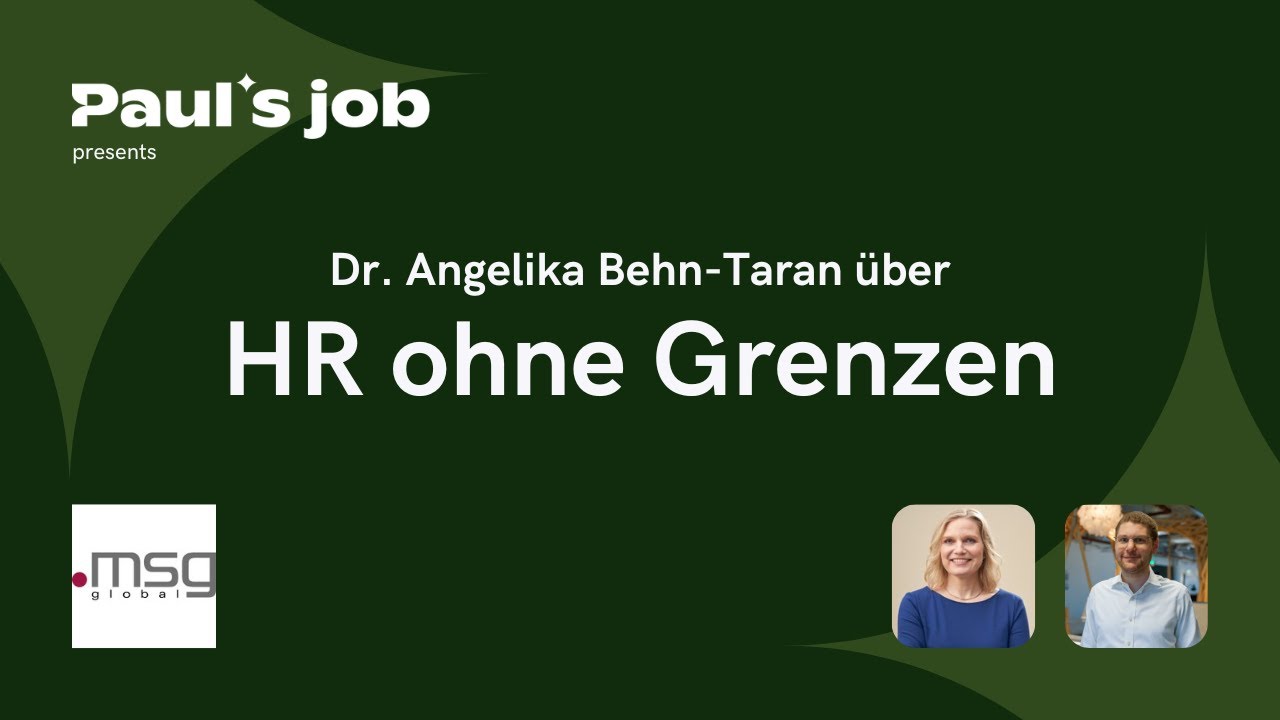 Dr. Angelika Behn-Taran über HR ohne Grenzen