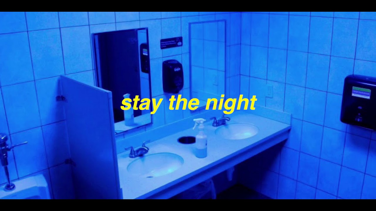 stay the night zedd but you're in the bathroom at a party.