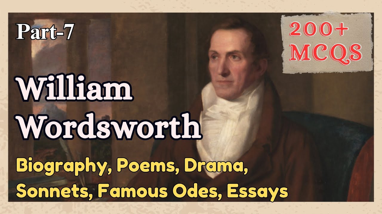 William Wordsworth MCQs Part 7 | TGT PGT UGC NET JRF LT GRADE | English Literature