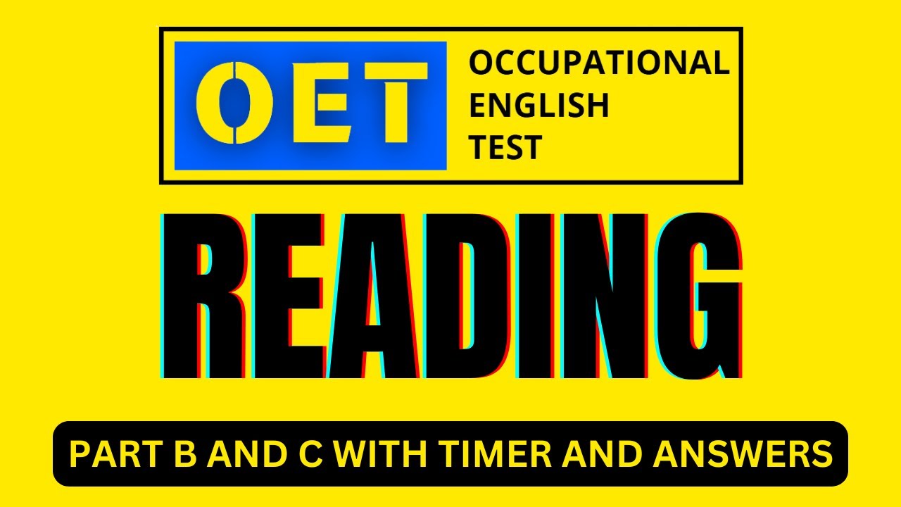 oet reading sample for nurses | OET 2.0 Online Classroom