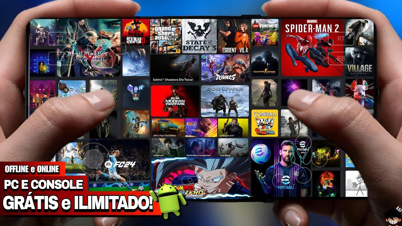 inacreditável SAIU o APP DO GAMEFUSION para GAMES DE PC, PS5, XBOX no CELULAR ANDROID 2025