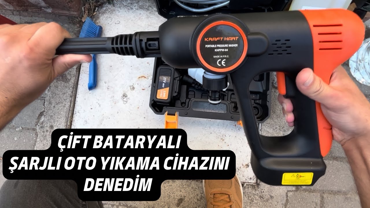 Kraft Hart Çift Akülü Basınçlı Yıkama Cihazını Denedim! Sonuca İnanamayacaksınız