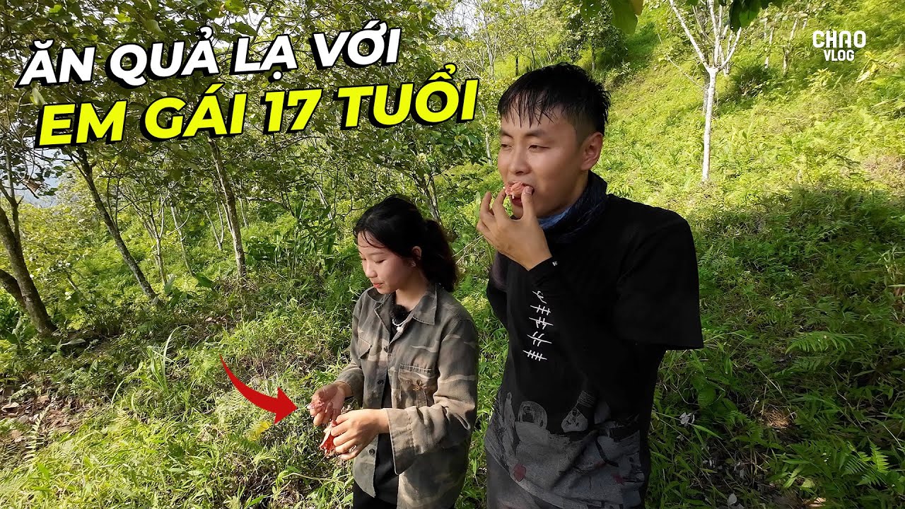 Ăn Quả Lạ Với Em Gái Người Nùng 17 Tuổi Trong Rừng