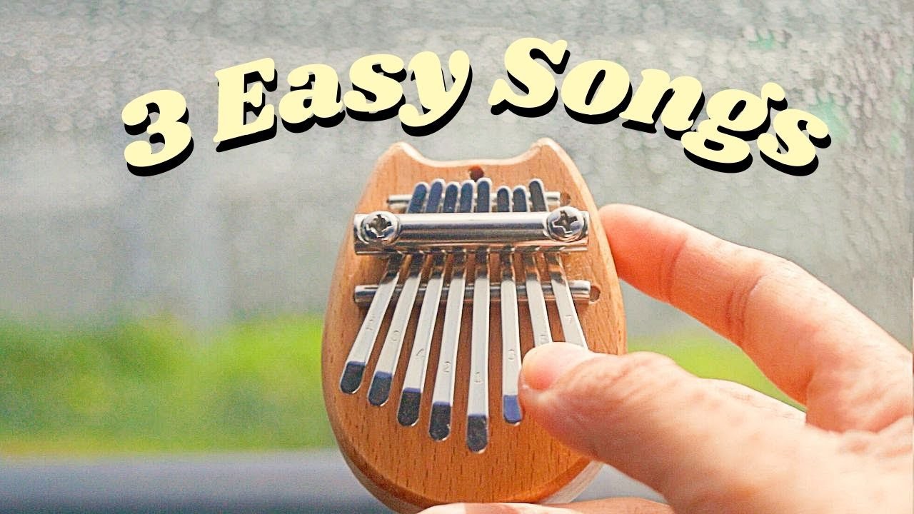 8 Key Kalimba Easy Beginner Songs Tutorial