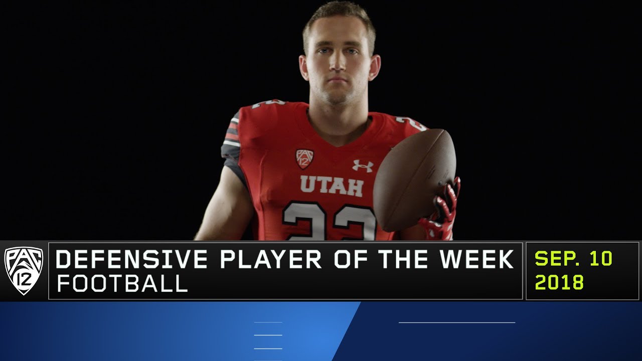 Utah's Chase Hansen named Pac-12 Football Defensive Player of the Week