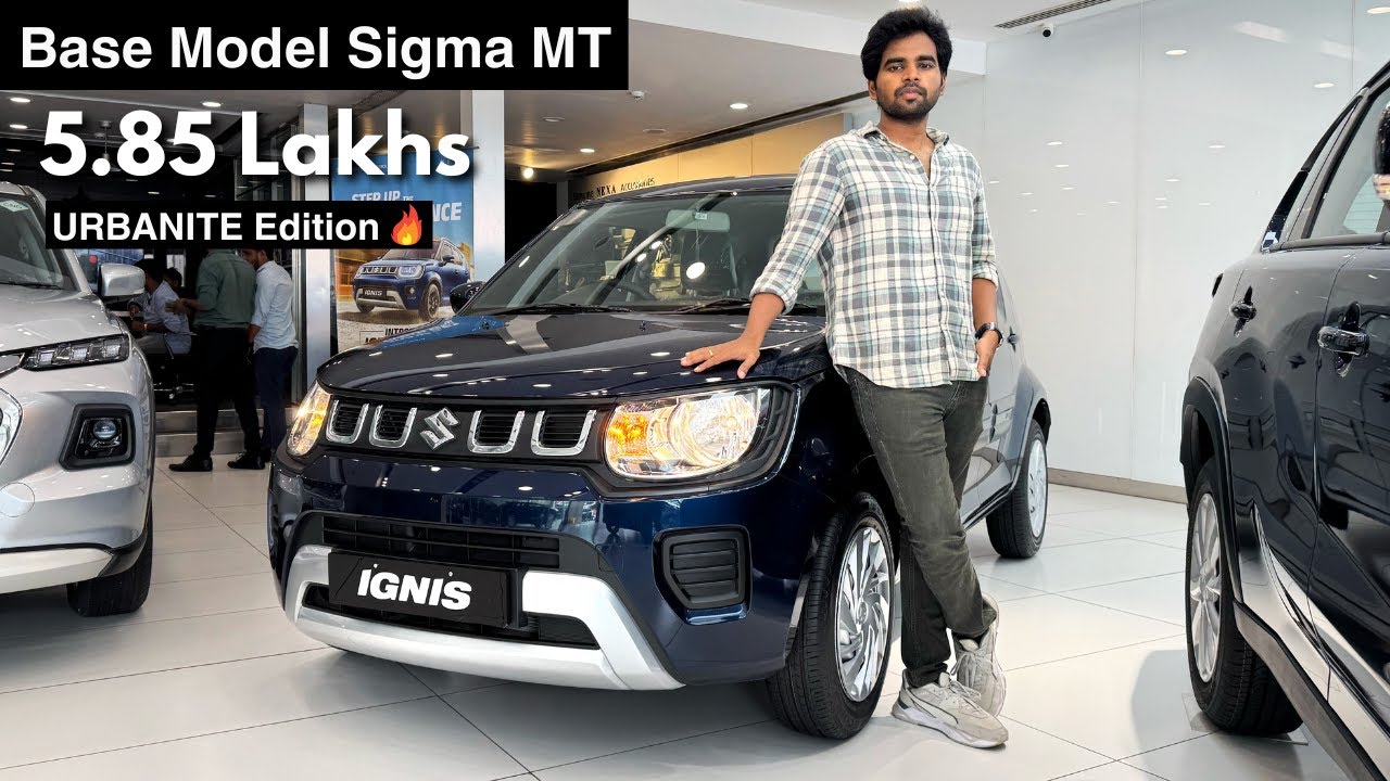 Maruti Suzuki Ignis 2025 | Base Variant Sigma MT | Walkaround Review with Onroad Price List