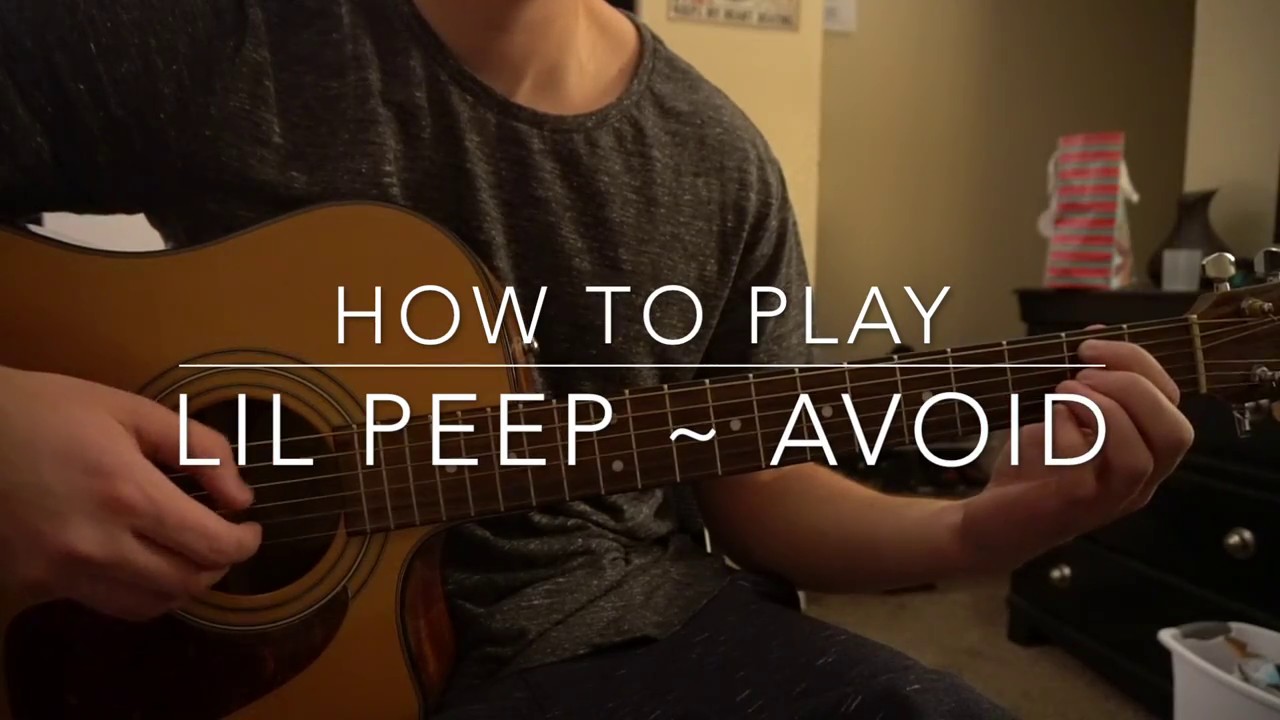 Avoid // Lil Peep // Easy guitar Lesson