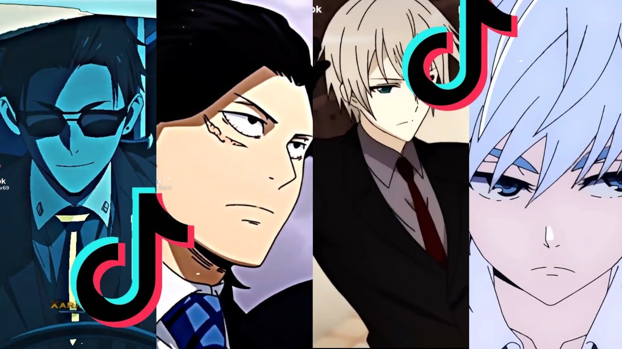 Anime BOYS Tiktok Compilation Edits | Part 1 |