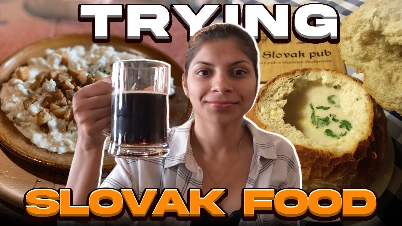 Trying traditional Slovakian Food || Indian Girl on Euro Tour