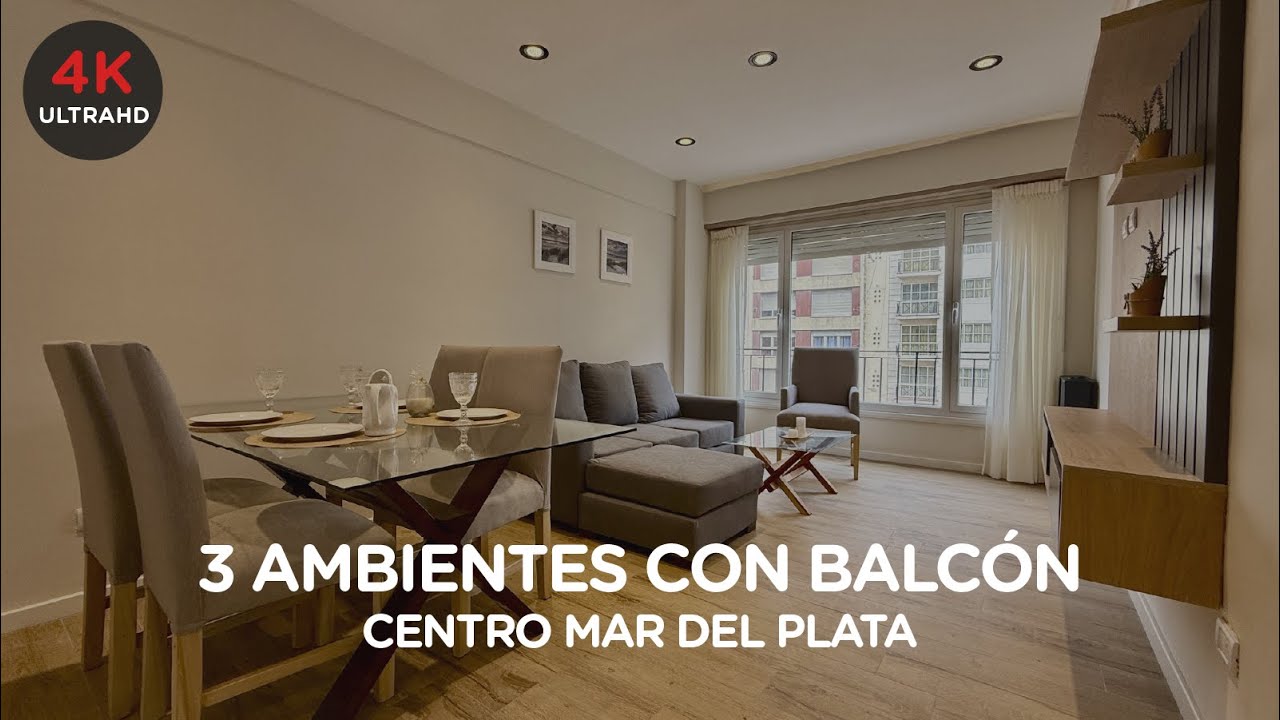 VENTA Departamento 3 Ambientes Reciclado y Amoblado 🏡 a 300 m del Mar 🌊 Mar del Plata #6603775
