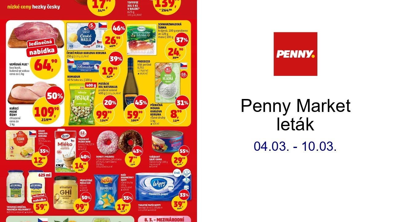 Penny Market leták 04.03. - 10.03.