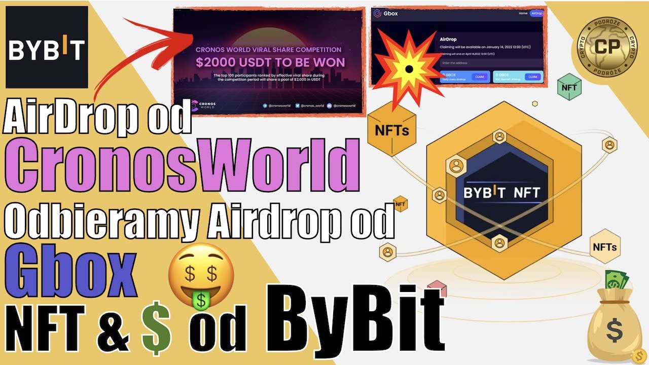 NFT od ByBit. Dolary od CronosWorld oraz odbieramy Airdrop od GBox🔥 Działamy nie Śpimy❗️