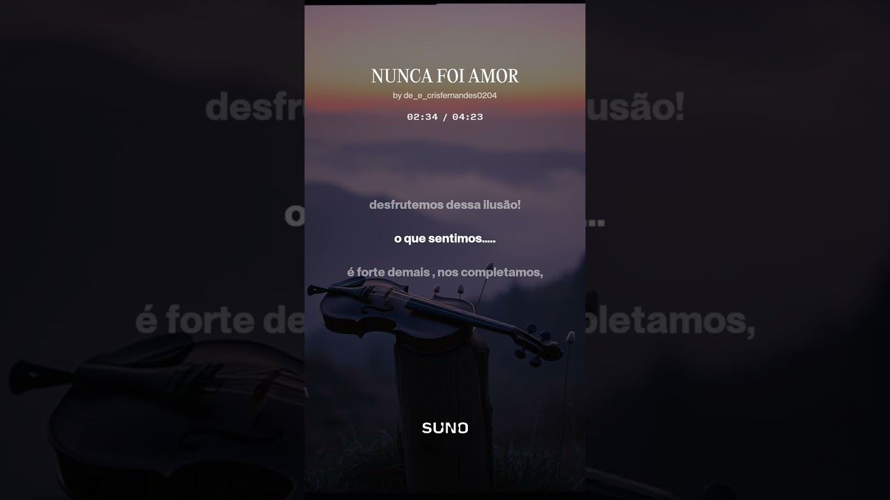 NUNCA FOI AMOR                                                       DÊ &CRIS FERNANDES 