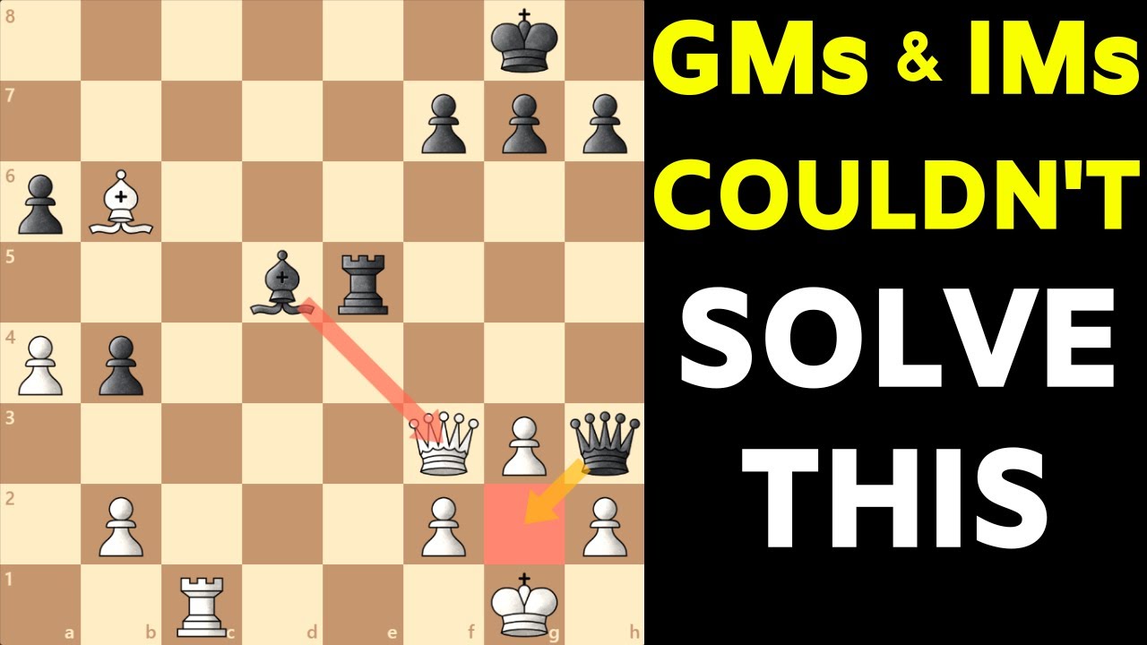 Grandmasters Couldn't Solve This Puzzle?😱 [Chess Creativity Challenge]