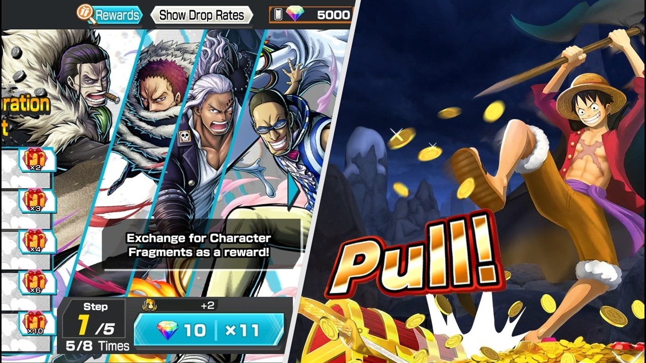 I Have Over 5,000 Rainbow Diamonds so I Summoned on New 230M New Banner - One Piece Bounty Rush OPBR