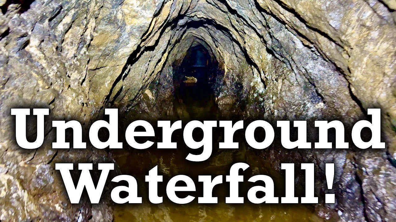 Underground Waterfall: The Thunder Cave (Nant-Y-Ffrith, Wrexham, Wales)