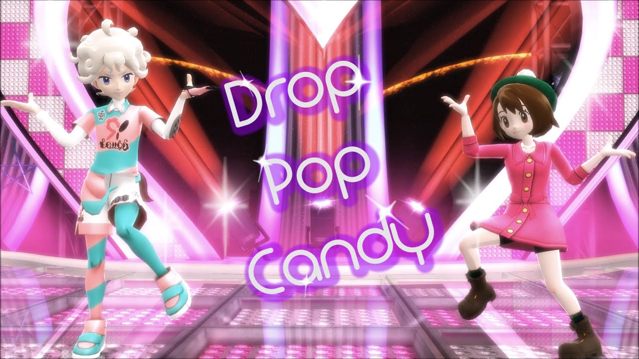 [Pokemon SwSh MMD] Drop Pop Candy (Bede x Gloria)