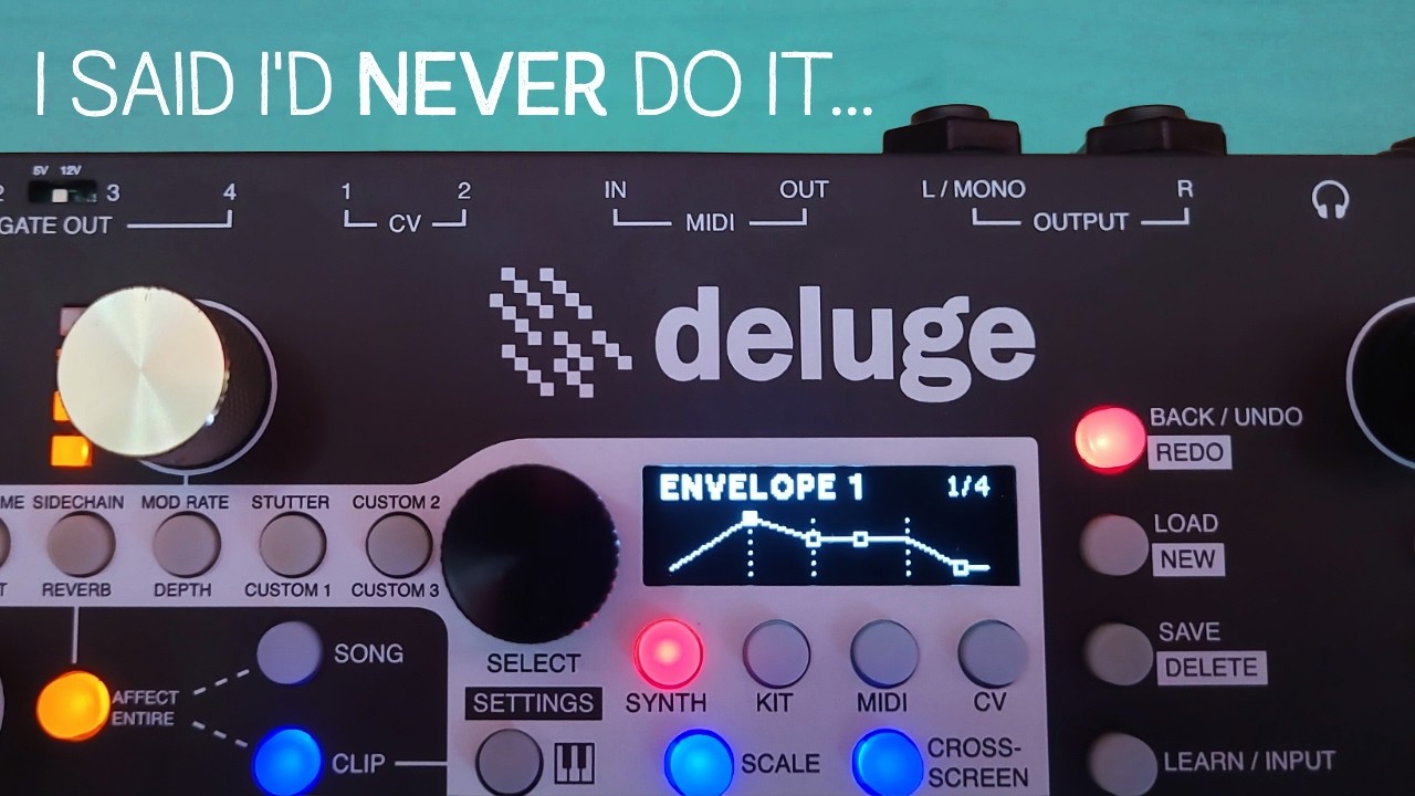 Deluge 1.3 Community Firmware Makes the OLED Display a Must-Have