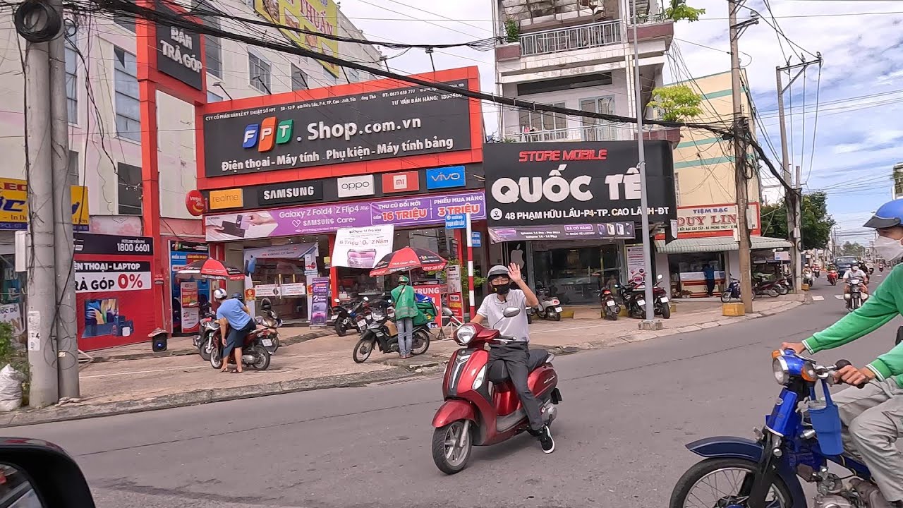 Driving around the city - Cao Lanh