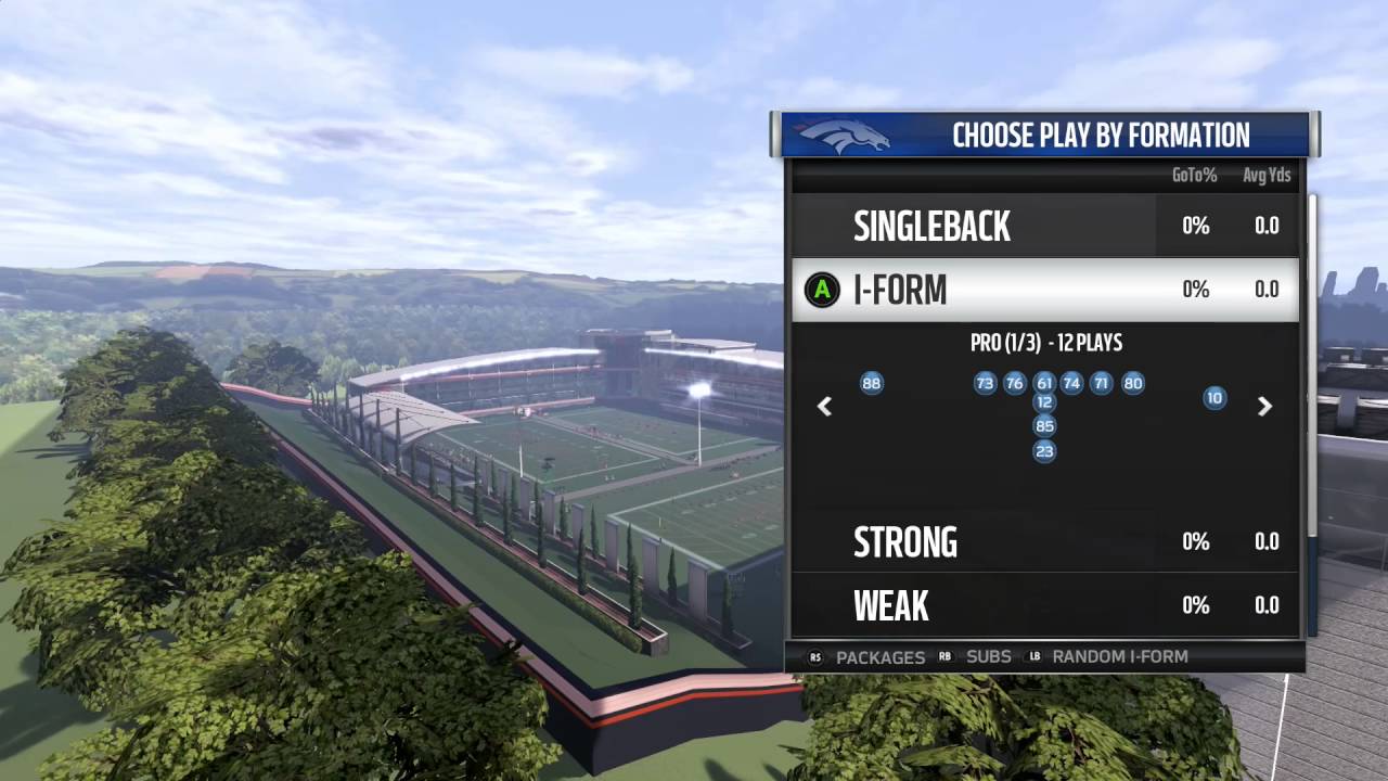 Madden 17 Offensive Playbooks