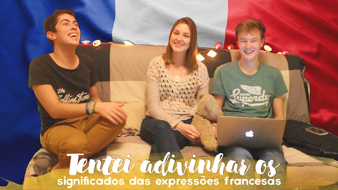 GRINGOS ME ENSINANDO AS EXPRESSÕES FRANCESAS! (ENGLISH)