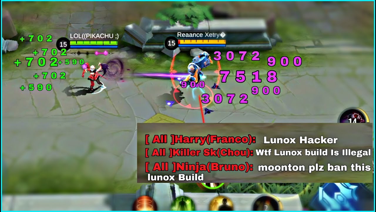 Lunox Best Build Crazy Damage | Top 1 Global Lunox Build | Mobile Legends