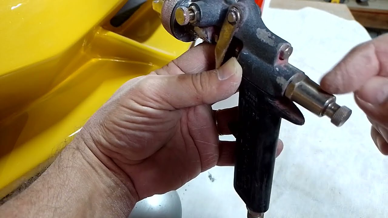Aprenda do molde ao acabamento em pintura automotiva: Regulagem da pistola de gelcoat