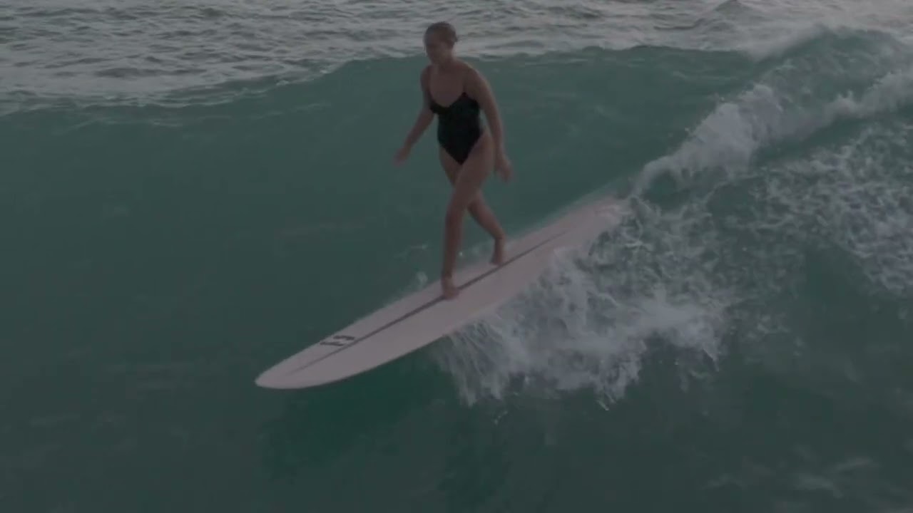LONGBOARD SURFING WITH HALEY OTTO
