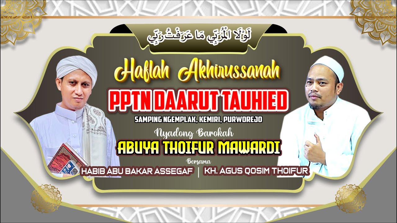 Haflah PPTN DARUT TAUHIED Samping Ngemplak Kemiri