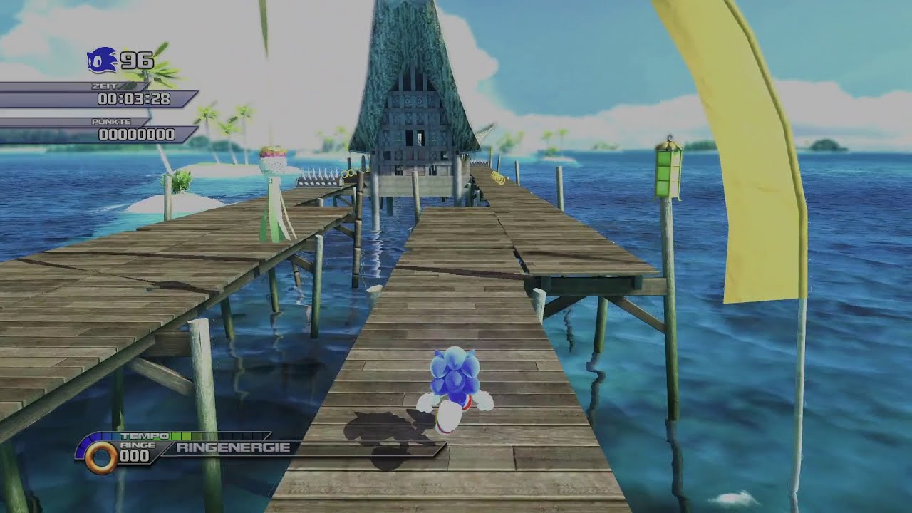 Sonic Unleashed Recompiled Jungle Joyride (Day) Gameplay.