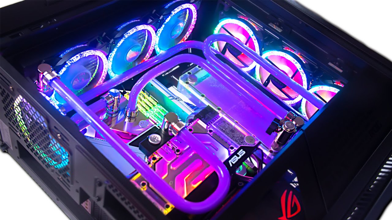Я собрал игровой ПК с водяным охлаждением ASUS за 7400 долларов — RTX 3090 с бенчмарками