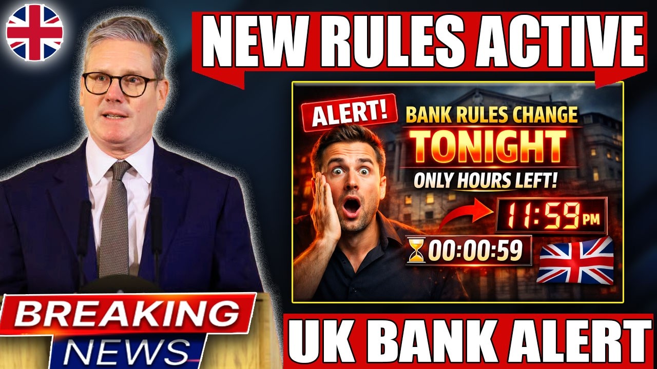 Breaking News: UK Bank Rule Changes Tonight | New Banking Laws 2026 | Act Before Deadline!