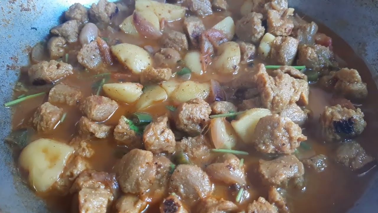 ALOO SOYABEAN KI SBJI 😋👌| #food #cooking #recipe 