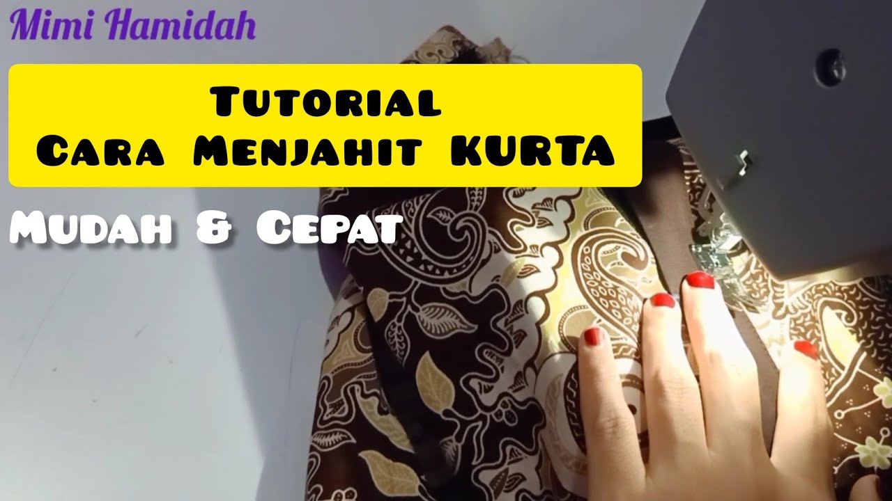 Cara menjahit KURTA #kurta #tutorial #koko #menjahitbaju #kurtamodern