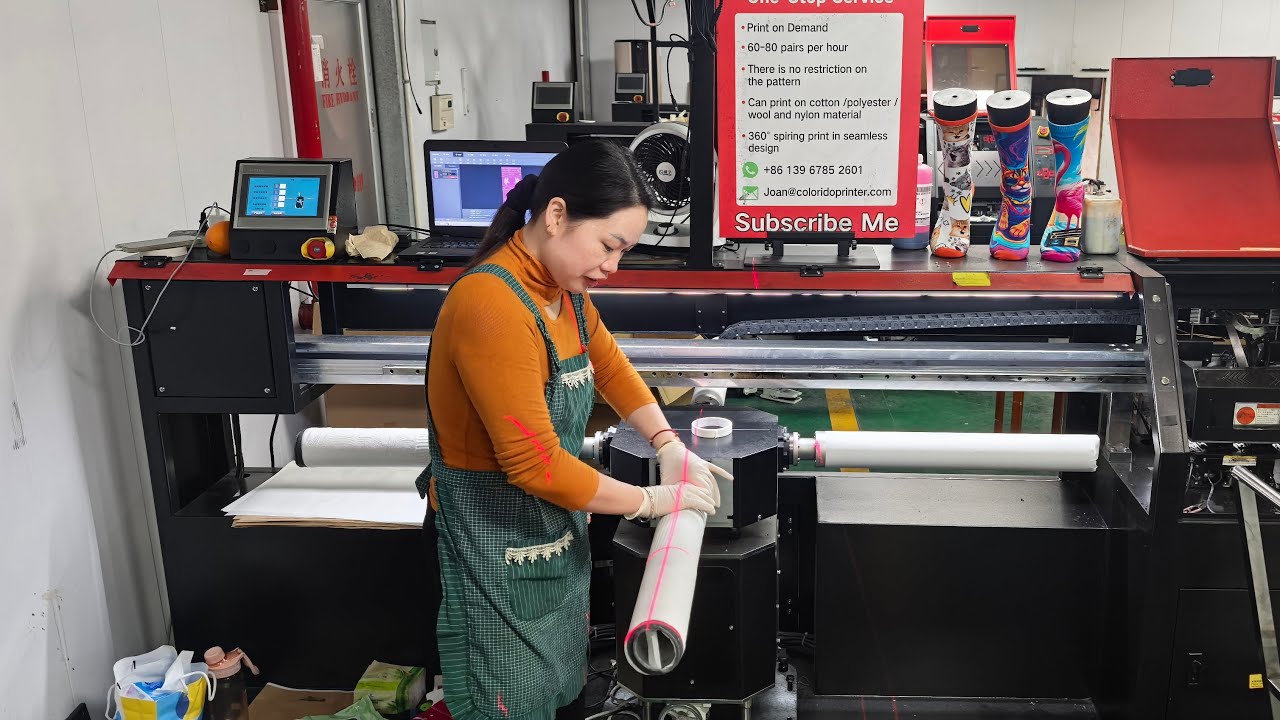 How To Use Socks Printer Make DIY Socks?