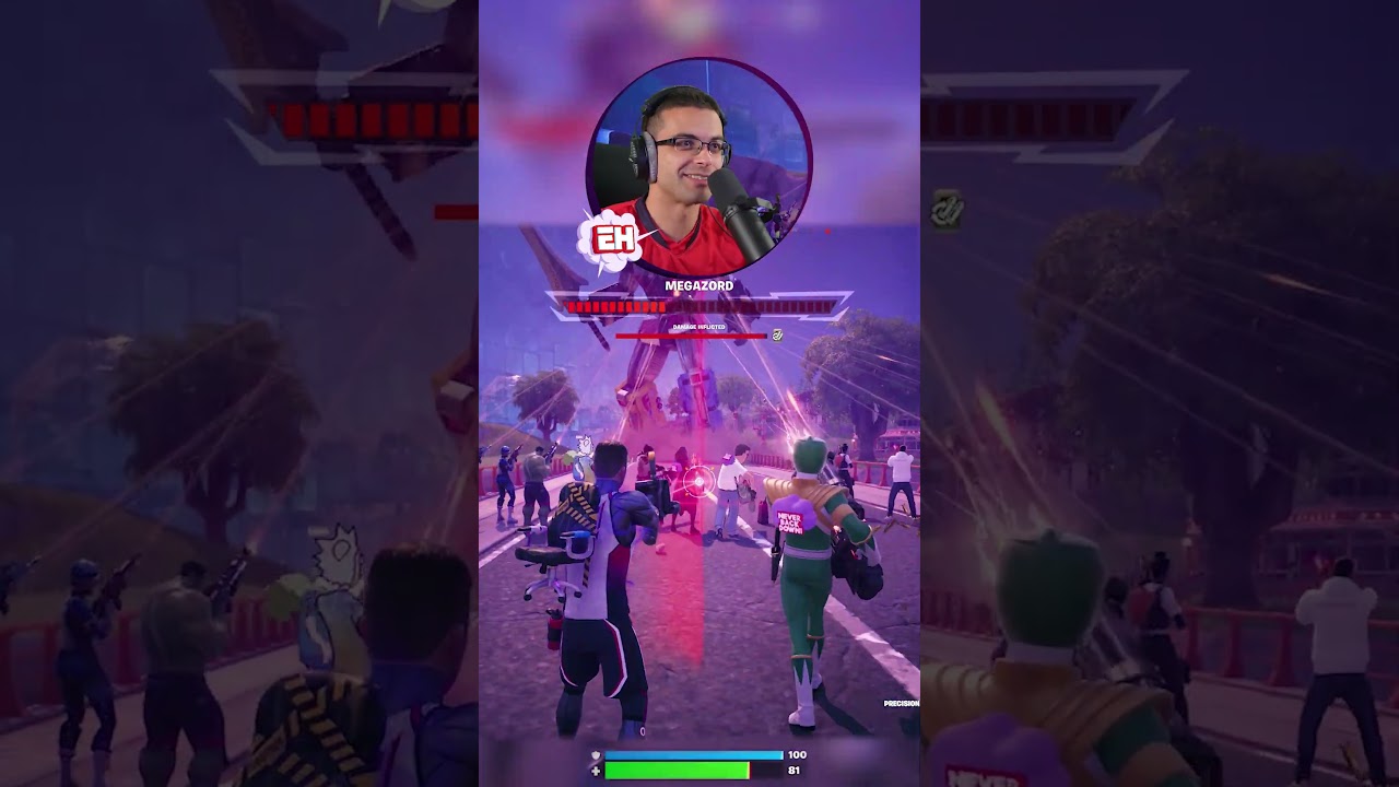 100 players vs Megazord