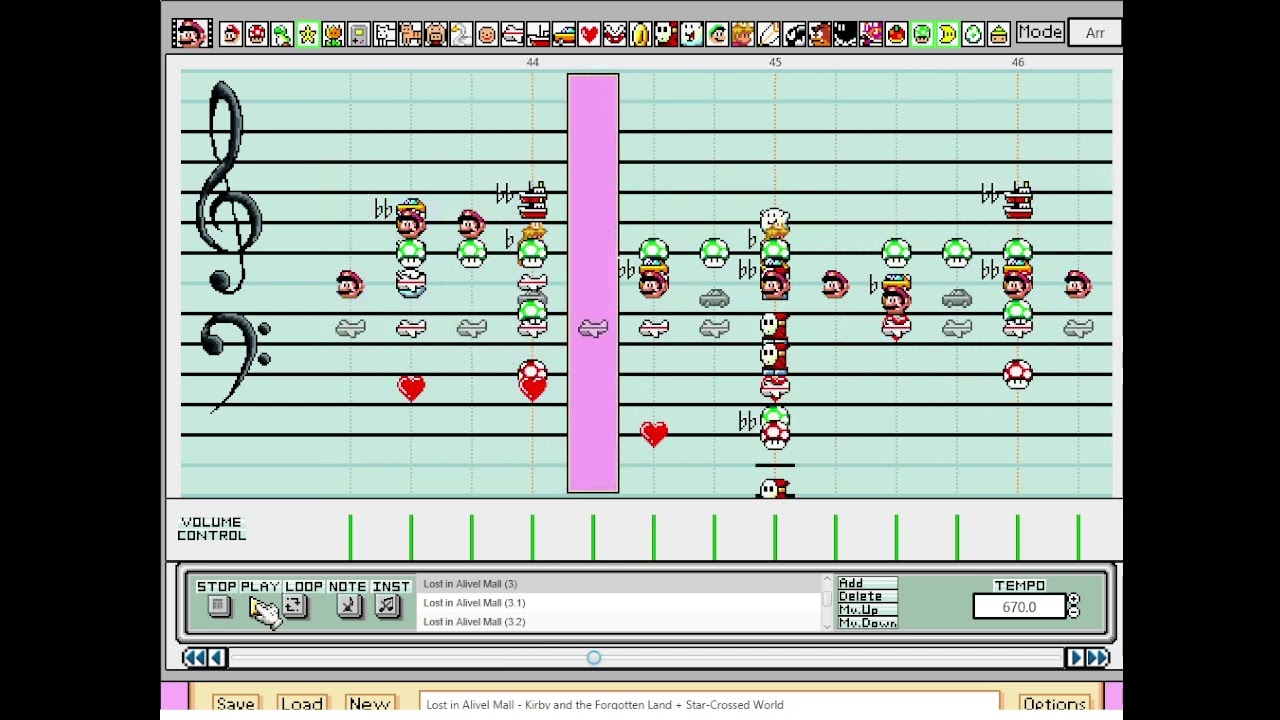 Mario Paint | Lost in Alivel Mall - Kirby and the Forgotten Land + Star-Crossed World