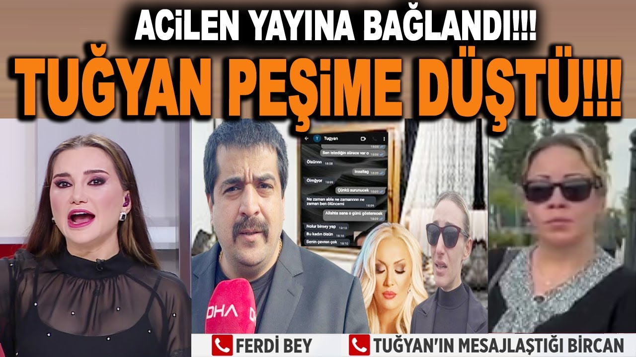 Acilen yayına bağlanmak istediler! Ferdi Aydın ve Tuğyan'ın mesaj attığı Bircan canlı yayında!