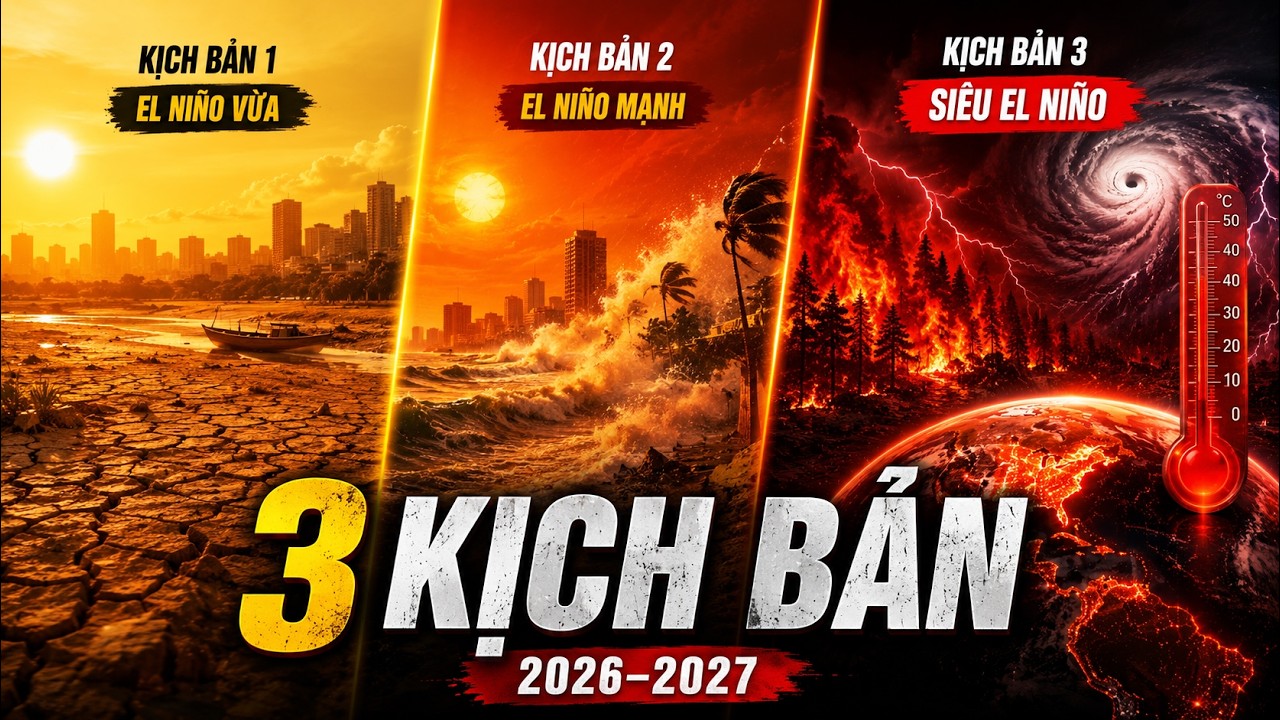 #1086 Toang! El Nino 2026 - 2027 C&oacute; 98% Khả Năng V&agrave; Sau Đ&acirc;y L&agrave; 3 Kịch Bản!