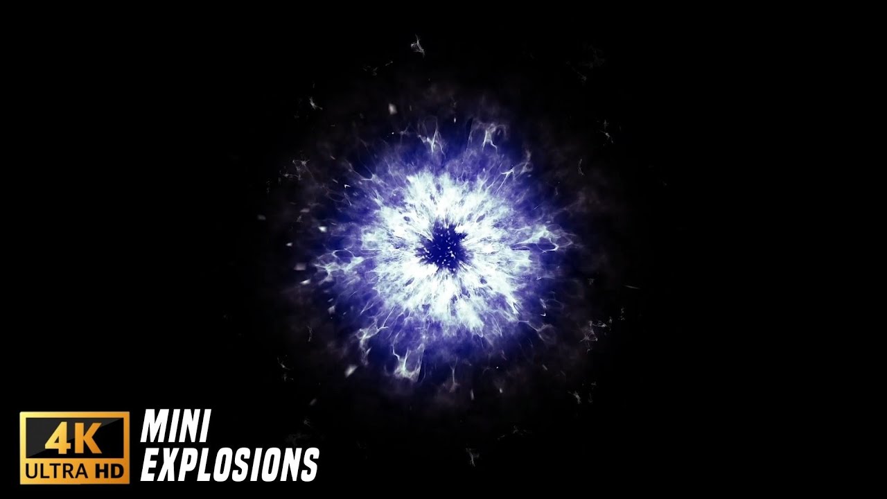 4K Mini Explosions Video Element Pack || Free To Use || VFX GURU